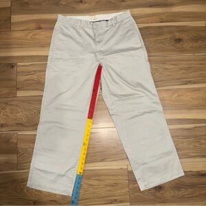 Gap Pants Mens ≈ 32x30 Khaki Beige Skater Distressed Wide legged high rise Grune